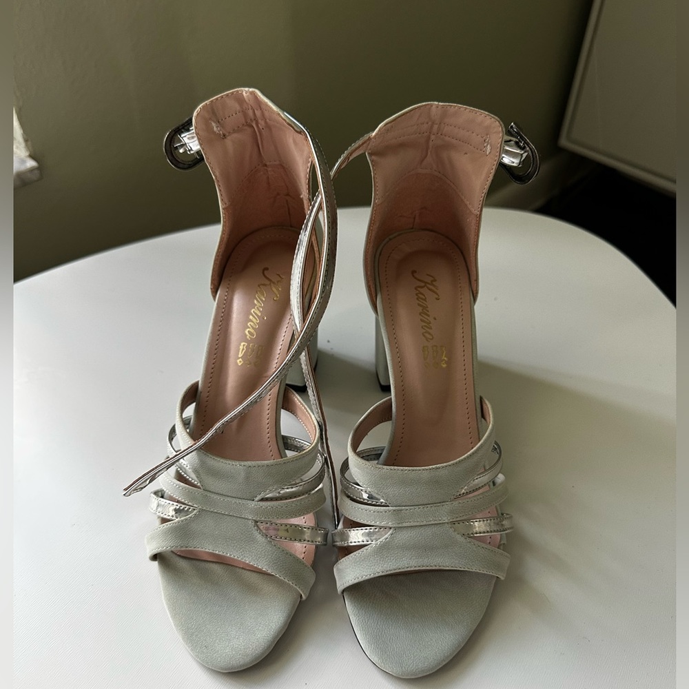 Light blue Women Heels